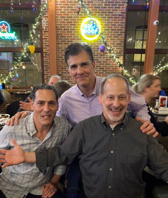 Doug Rorech ’91, Mike Gaffney ’91, and Nat Wood ’92.